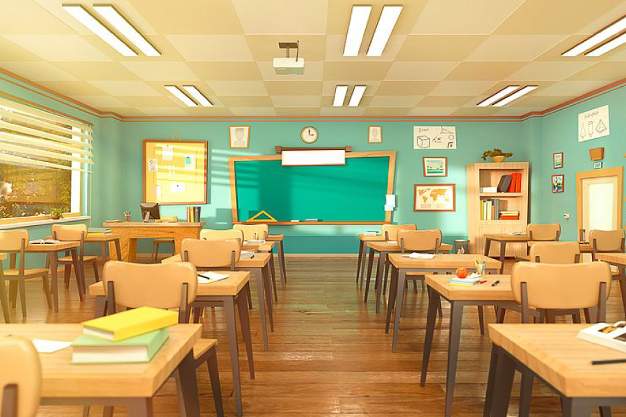 school cleaning